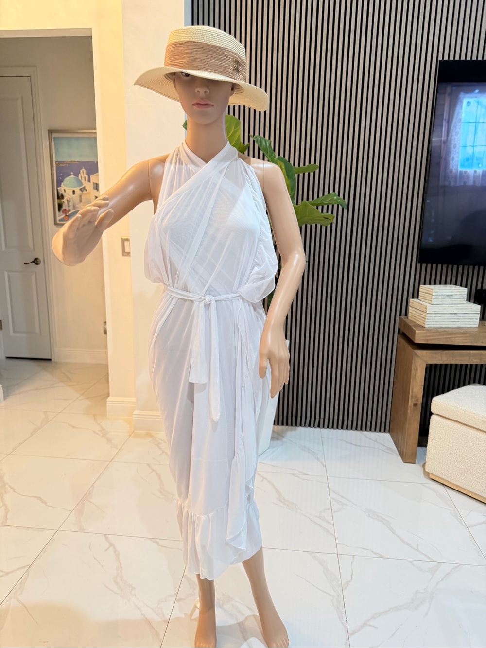 White Sheer Coverup